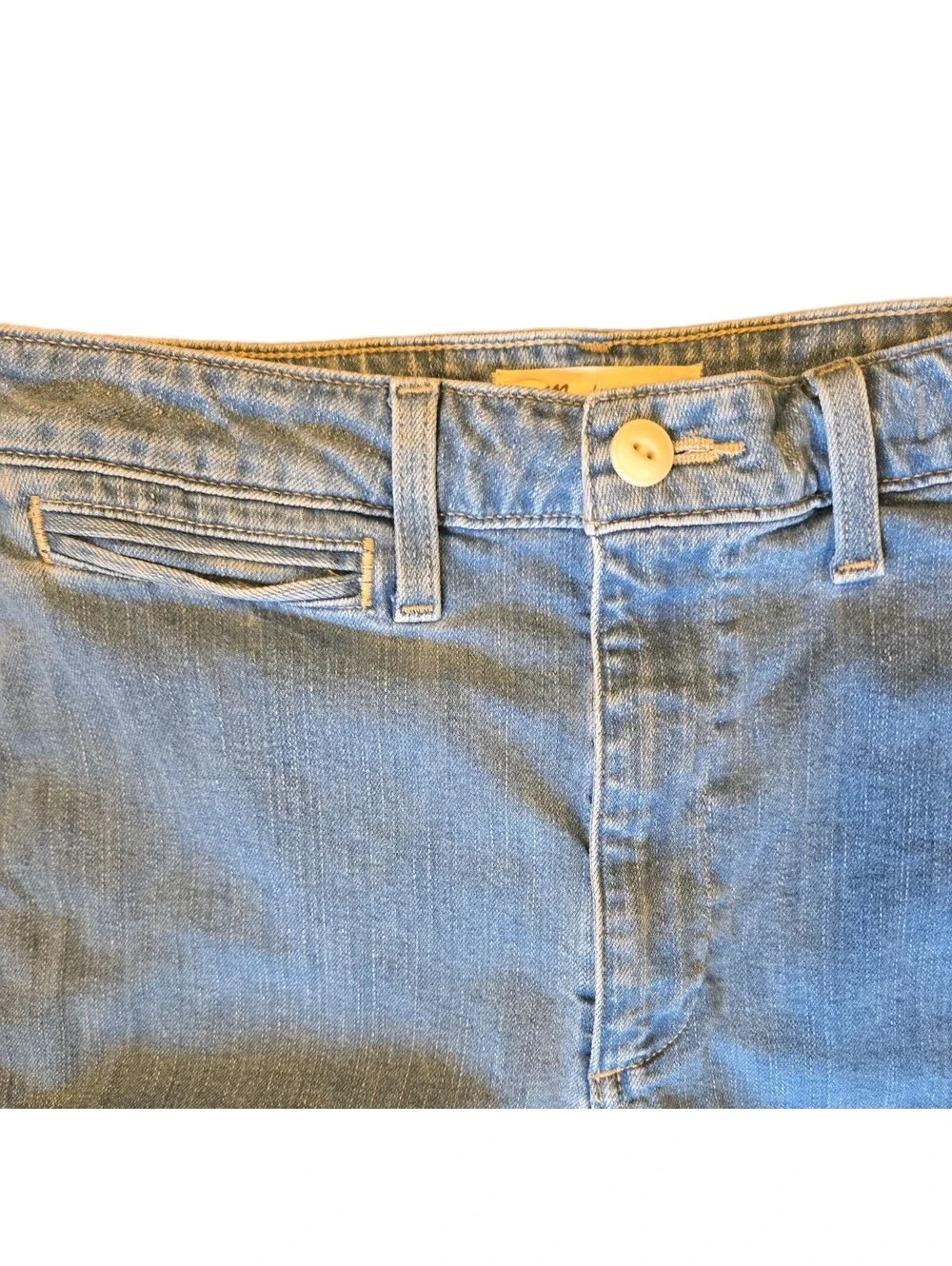 Madewell Emett Wide Leg Crop Sz 28 Light Wash Jeans High Rise Boho Hippie
